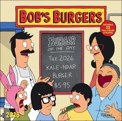Bob's Burgers 2026 Wall Calendar (Includes Stickers)