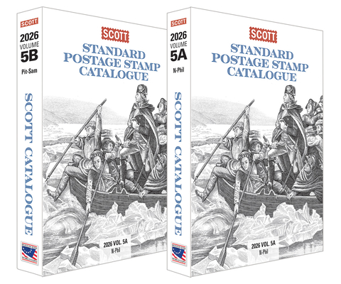 2026 Scott Stamp Postage Catalogue Volume 5: Cover Countries N-Sam (2 Copy Set): Scott Stamp Postage Catalogue Volume 5: Countries N-Sam