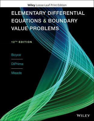 Elementary Differential Equations and Boundary Value Problems