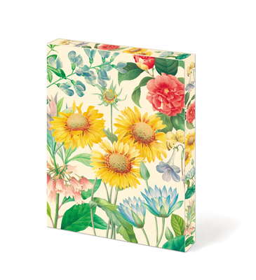 The Botanical Flowers Notebook: Blank Lined Journal