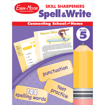 Skill Sharpeners: Spell & Write, Grade 5 Workbook