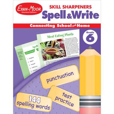Skill Sharpeners: Spell & Write, Grade 6 Workbook