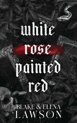 White Rose Painted Red